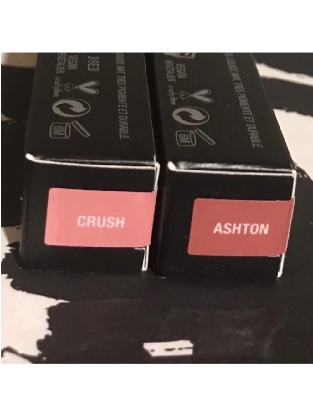 Anastasia Beverly Hills Mini Liquid Lipstick Duo in Crush and Ashton, 2 x 2.3 g